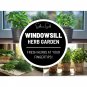 6 windowsill herb seed collection - culinary herbs heirloom non-gmo