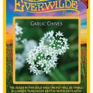 1000 seeds garlic chives herb - everwilde farms mylar seed packet