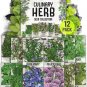 seeds herb variety pack culinary collection (12 individual packets for p...