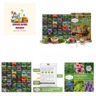 36 seeds ultimate medicinal herbs collection - variety pack of herb for growi...