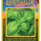 2000 seeds genovese basil herb - everwilde farms mylar seed packet