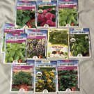 11 seeds pcs herb ferry-morse basil chives parsley dill lavender cilantro p-mint