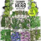seeds herb variety pack culinary collection (12 individual packets for plan