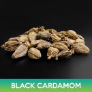 black cardamom seeds, amomum subulatum