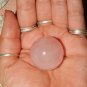 Genuine ROSE QUARTZ ORB - Natural Rose Quartz Sphere - 30mm Gemstone Crystal Ball