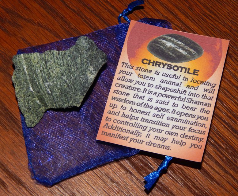 GENUINE CHRYSOTILE - Natural Rough Chrysotile - 25+ mm Gemstones - Crystals - Chakra Stones