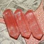 CHERRY QUARTZ Double Terminated Crystal - Cherry Quartz Crystal Grid Gemstone