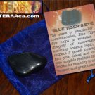 Genuine BLUE TIGER'S EYE - Hawk's Eye - Genuine Tumbled Blue Tiger's Eye - @1 Inch Gemstones