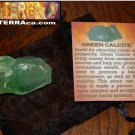 Genuine GREEN CALCITE - Genuine Rough Green Calcite - 1+ Inch Gemstone - Metaphysical Crystals