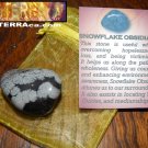 Genuine SNOWFLAKE OBSIDIAN - Genuine Tumbled Snowflake Obsidian - @1+ Inch Gemstones