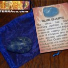 Genuine BLUE QUARTZ - Genuine Tumbled Blue Quartz - @1 Inch Gemstones