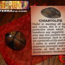 GENUINE CHIASTOLITE - Genuine Tumbled Chiastolite - 3/4 Inch - Fairy Crosses