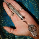 Genuine LABRADORITE WAND with Clear Quartz Crystals - Tree of Life Gemstone WAND