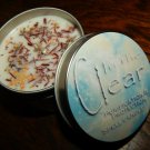 In the Clear Spell Candle - Contains Genuine Gemstones and Herbs