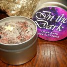 In The Dark Spell Candle - Contains Genuine Gemstones and Herbs