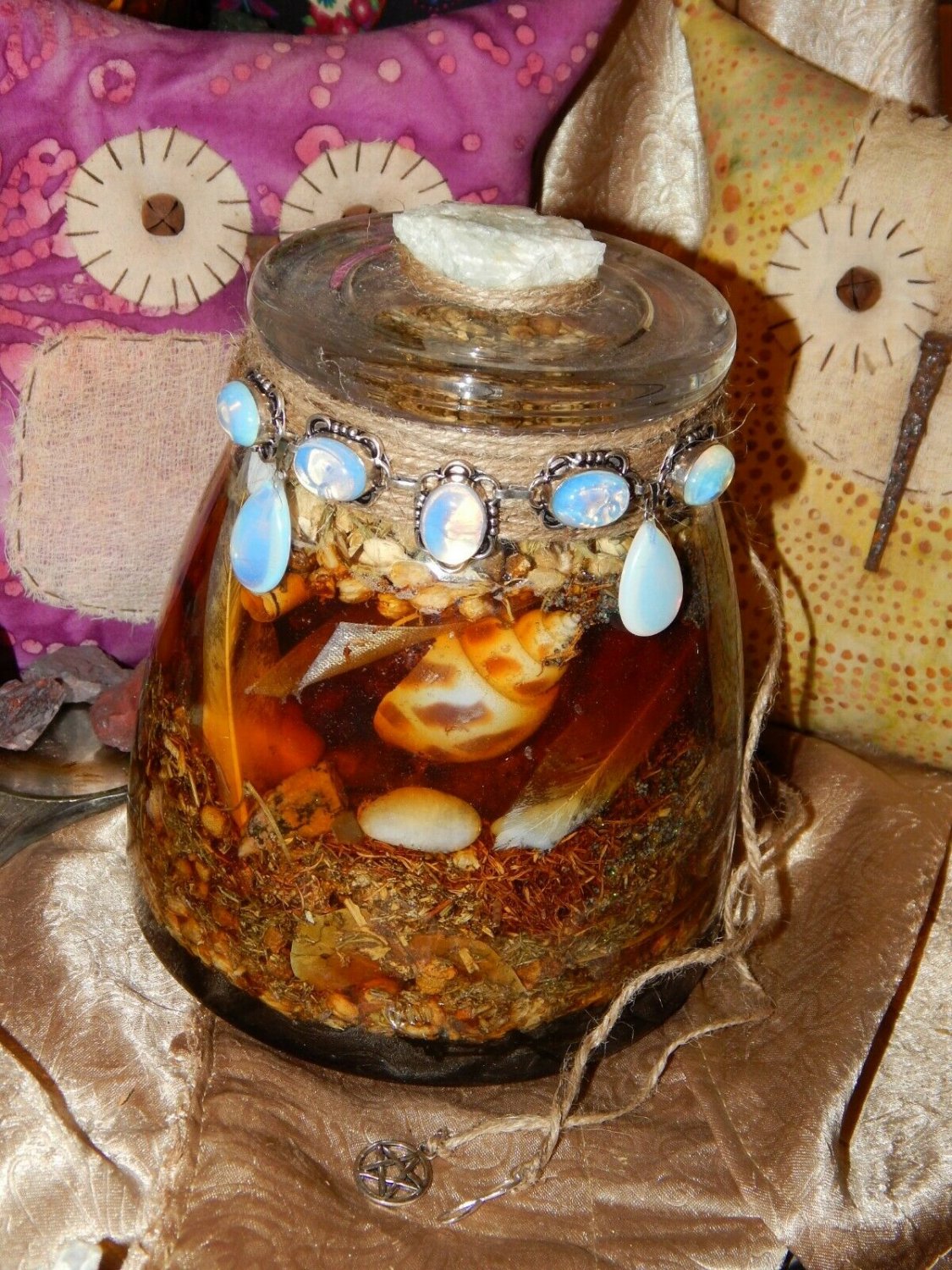 EXTRA EXTRA LARGE In the Clear Honey Jar - 62 Oz Hoodoo Honey Jar Spell