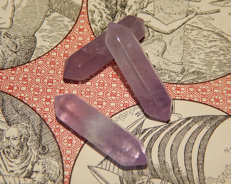 GENUINE AMETHYST Double Terminated Crystal Point - Genuine Amethyst Crystals - Metaphysical Crystals