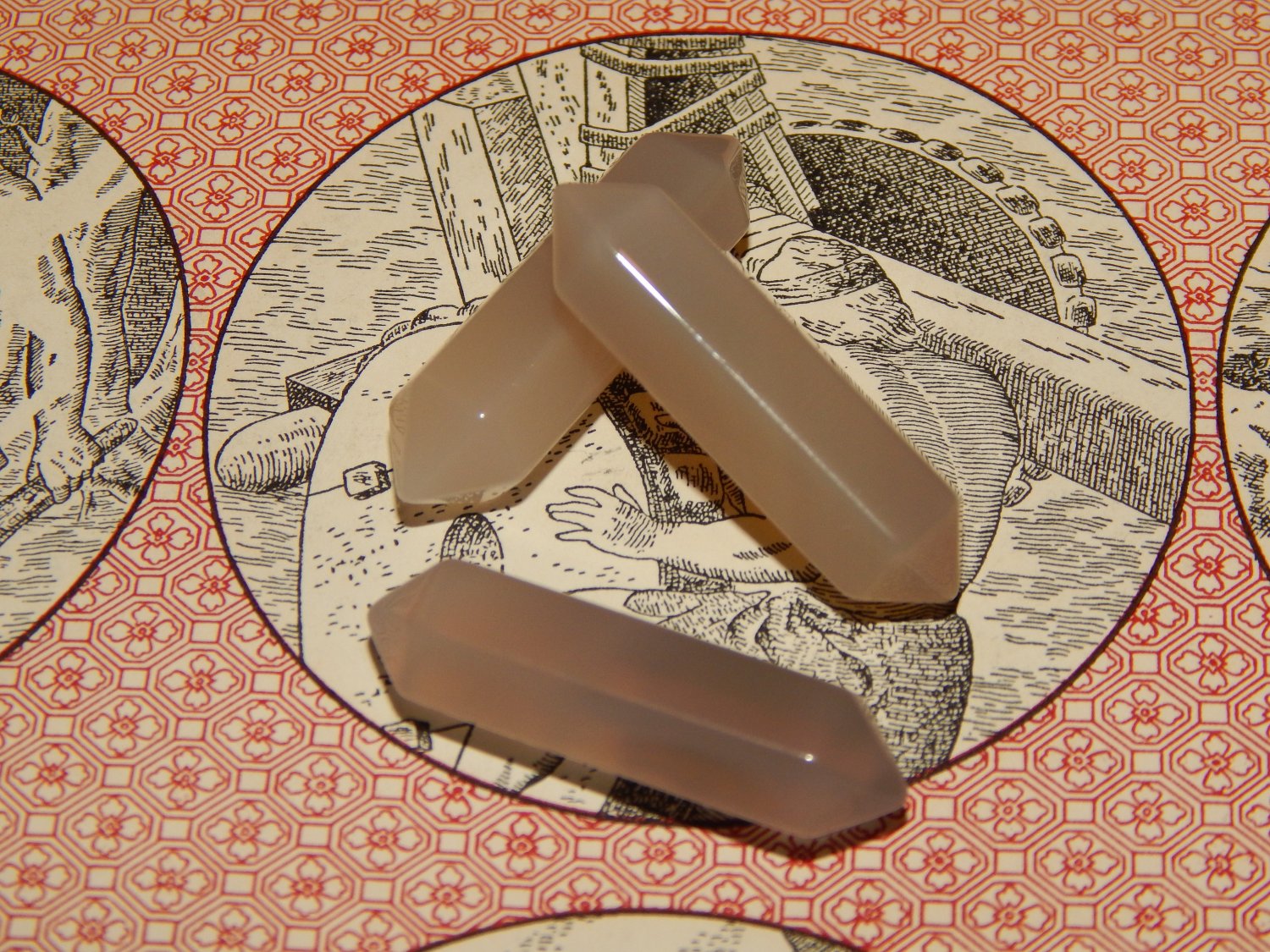 Genuine GREY AGATE Double Terminated Crystal - Genuine Grey Agate Crystal Point