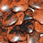 Genuine MAHOGANY OBSIDIAN Puffy Heart Crystal - Genuine Mahogany Obsidian Heart
