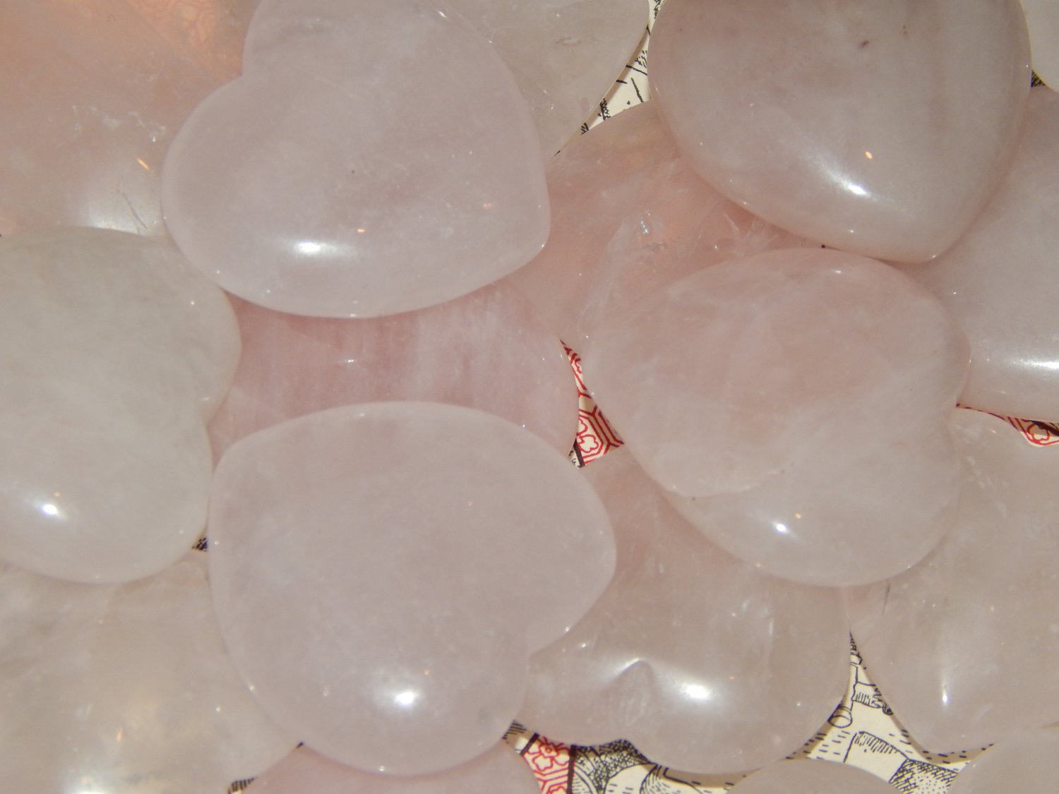Genuine ROSE QUARTZ Puffy Heart Crystal - Genuine Rose Quartz Heart - Metaphysical Crystals