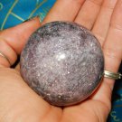 Large Genuine LEPIDOLITE ORB - Genuine Lepidolite Gemstone Sphere - 57mm Crystal