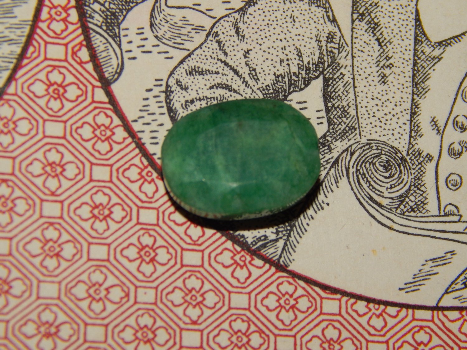 GENUINE EMERALD - Genuine Earth-mined Emerald - Pendant or Ring Size 3 carats