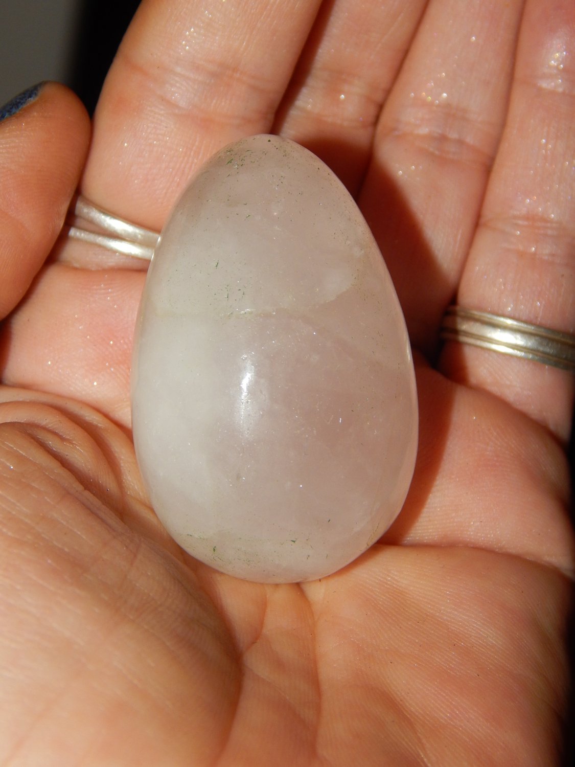 Genuine ROSE QUARTZ Egg - Rose Quartz Gemstone Egg - Crystal Egg - Metaphysical Crystals