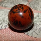 Genuine MAHOGANY OBSIDIAN ORB - Genuine Mahogany Obsidian Gemstone Sphere - 30mm
