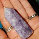 Genuine LEPIDOLITE Tower - Purple Mica Gemstone Wand Crystal Point