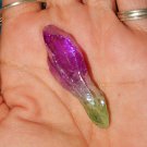 Green & Purple AURA QUARTZ Point - Titanium Coated Quartz Crystal Point - Jewelry Making
