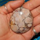 Genuine CHERRY BLOSSOM AGATE Palm Stone - Large Tumbled Genuine Agate Crystal