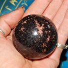 LARGE Genuine RHODONITE ORB - Genuine Rhodonite Gemstone Sphere - 48mm