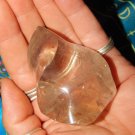 Genuine TEA QUARTZ Display Stone - Tea Quartz Flame Crystal