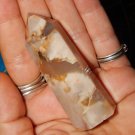 Genuine CHERRY BLOSSOM AGATE Tower - Agate Gemstone Wand - Metaphysical Crystal