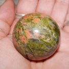 Genuine UNAKITE ORB - Natural Unakite Sphere - 40mm Gemstone Crystal Ball