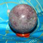 Large Genuine LEPIDOLITE ORB - Genuine Lepidolite Gemstone Sphere - 57mm Crystal