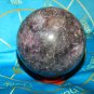 Large Genuine LEPIDOLITE ORB - Genuine Lepidolite Gemstone Sphere - 65mm Crystal