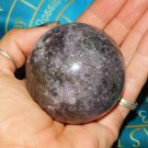 Large Genuine LEPIDOLITE ORB - Genuine Lepidolite Gemstone Sphere - 65mm Crystal