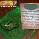 Genuine GREEN DALMATIAN STONE - Genuine Tumbled Dalmatian Stone - 1+ Inch Gemstones