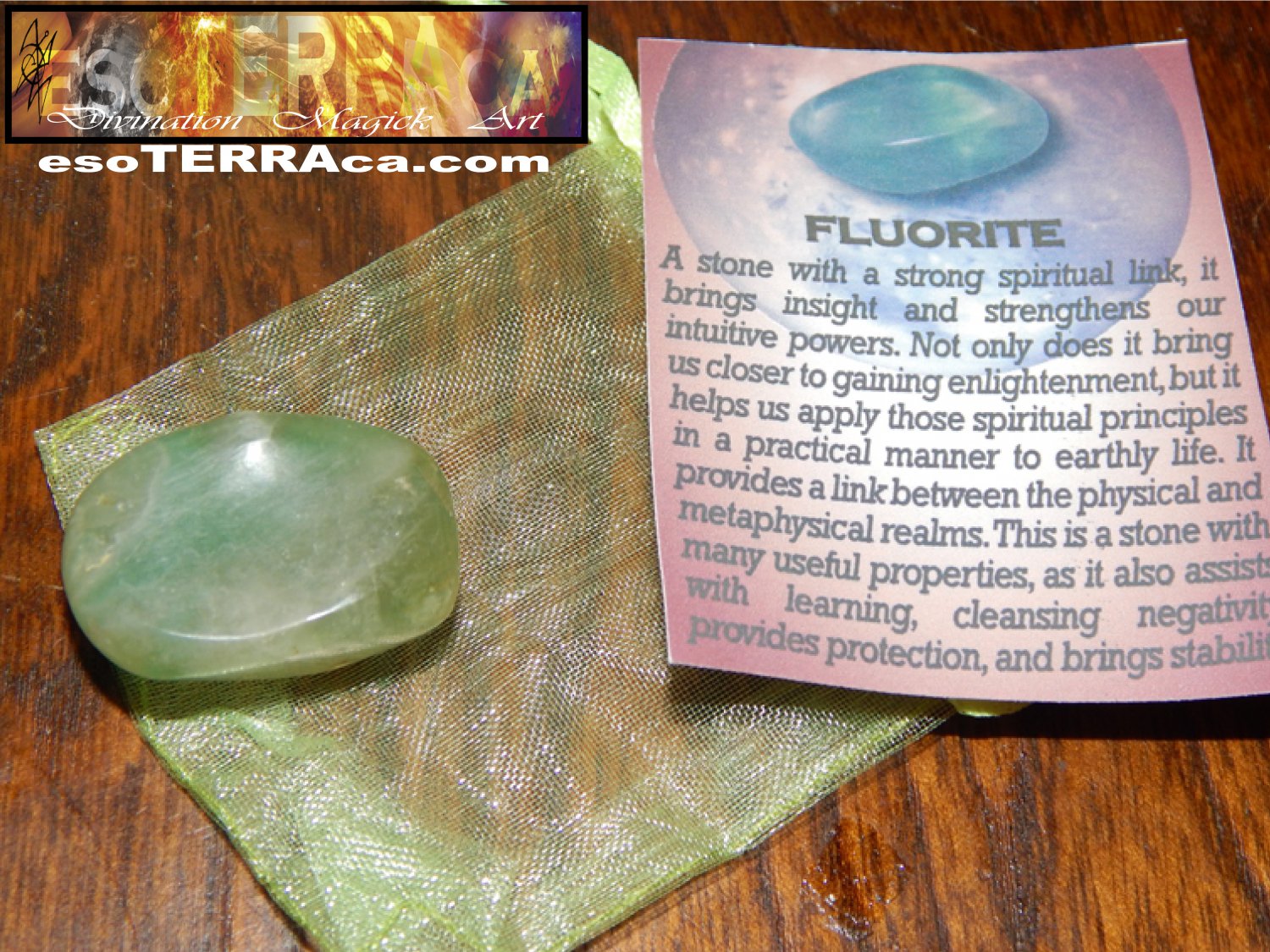 Genuine FLUORITE - Genuine Tumbled Fluorite - 1+ Inch Gemstone - Metaphysical Crystals