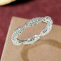 D/VVS1 2.00Ct Round Diamond 14K White Gold Over Engagement Ring