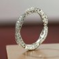 D/VVS1 2.00Ct Round Diamond 14K White Gold Over Engagement Ring