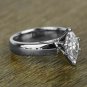2.00Ct Marquise Cut D/VVS1 Solitaire Wedding Ring 14K White Gold Finish