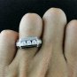 1.88CT Round Cut Diamond Channel Set Band Ring Men's 14k White Gold Over