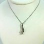 1.35Ct Round Cut Diamond Untique Shape Pendant Jewelry 14K White Gold Over