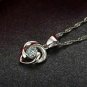 1.50Ct Round Cut VVS1 Diamond Pendant Necklace W Chain White Gold Finish