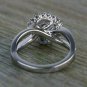 2.40Ct Round Cut Diamond Partywear Engagement Ring 14k White Gold Finish