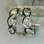 14K White Gold Finish 0.55Ct Round Cut D/VVS1 Simulated Diamond Earrings