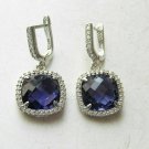 D/VVS1 1.20Ct Round Brilliant Cut 10K White Gold Plated Earrings