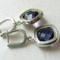 D/VVS1 1.20Ct Round Brilliant Cut 10K White Gold Plated Earrings